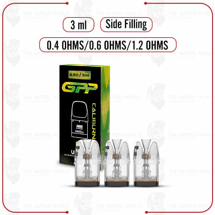 Uwell Caliburn GPP Replacement Pod Cartridge-3PK