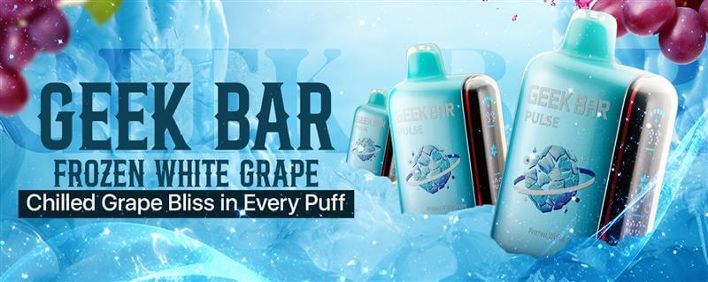 Frozen White Grape Geek Bar – Crisp White Grape With a Clean Frozen Finish