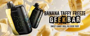 Banana Taffy Freeze Geek Bar