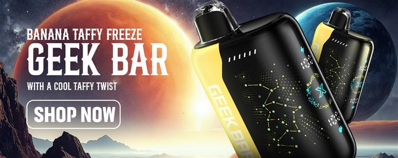 Banana Taffy Freeze Geek Bar - Shop Now