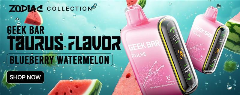 Geek Bar Taurus Flavor: Blueberry Watermelon